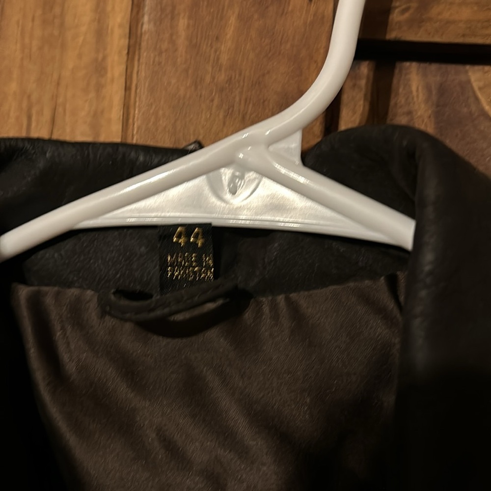 Mens Size 44 Leather Like Jacket - Picture 2 of 9